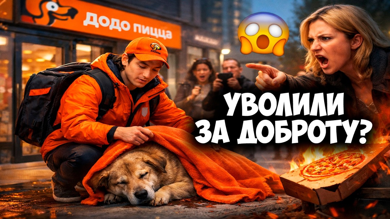 УВОЛИЛИ ЗА ДОБРОТУ? 😱 Собака в Додо Пицце.