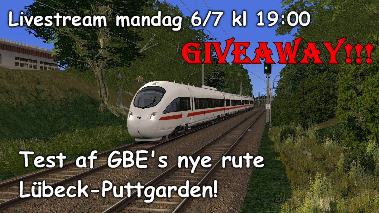 TS2020 livestream - Test af GBE's Lübeck-Puttgarden rute