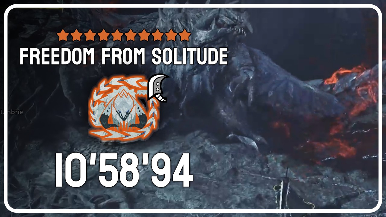【MH: Wilds】Arch Tempered Arkveld 10’58”94 Solo Greatsword with Palico