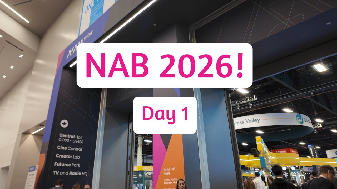 NAB 2026 - День 1. Выставочный зал!