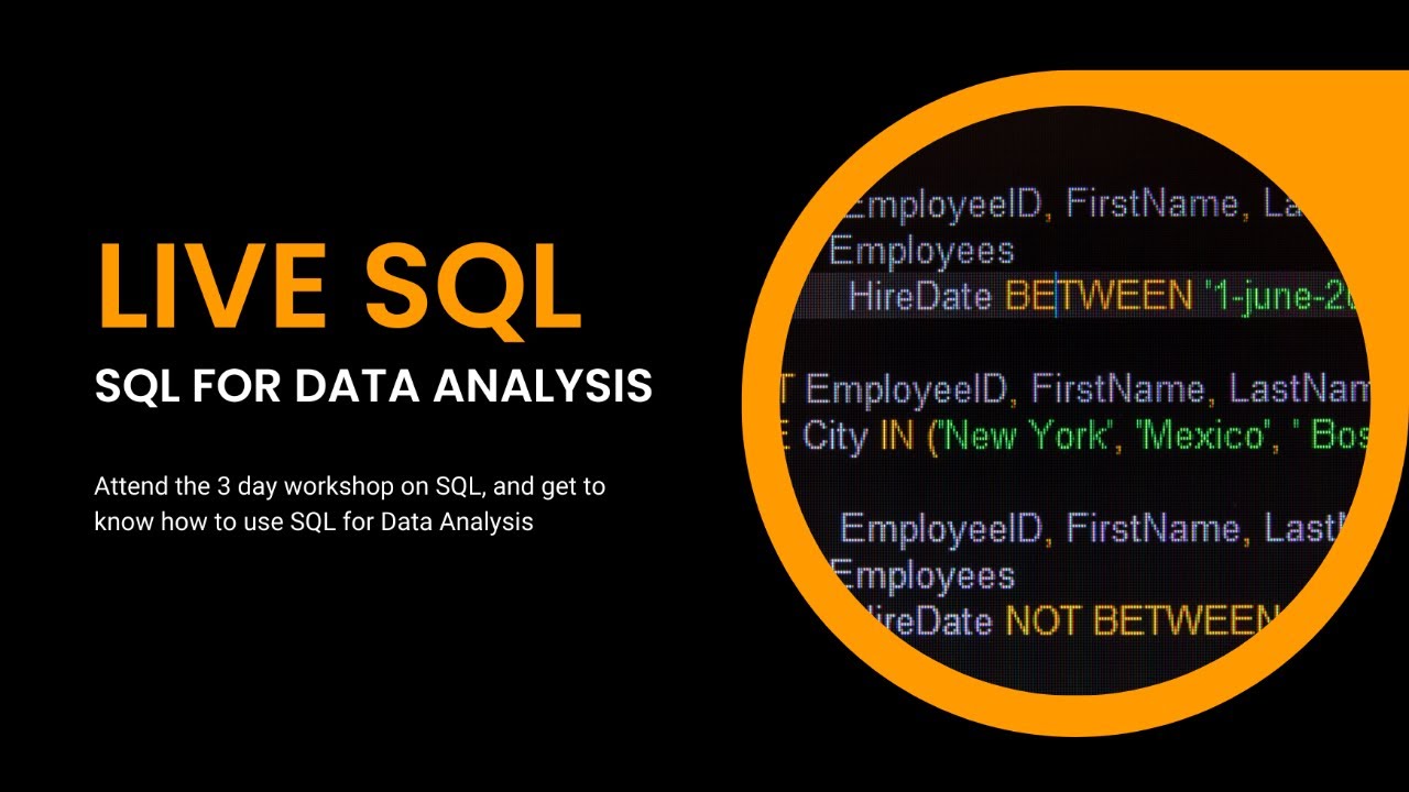 SQL for Data Analysis | Learn End to End SQL Live | MySQL Full Course | Part I