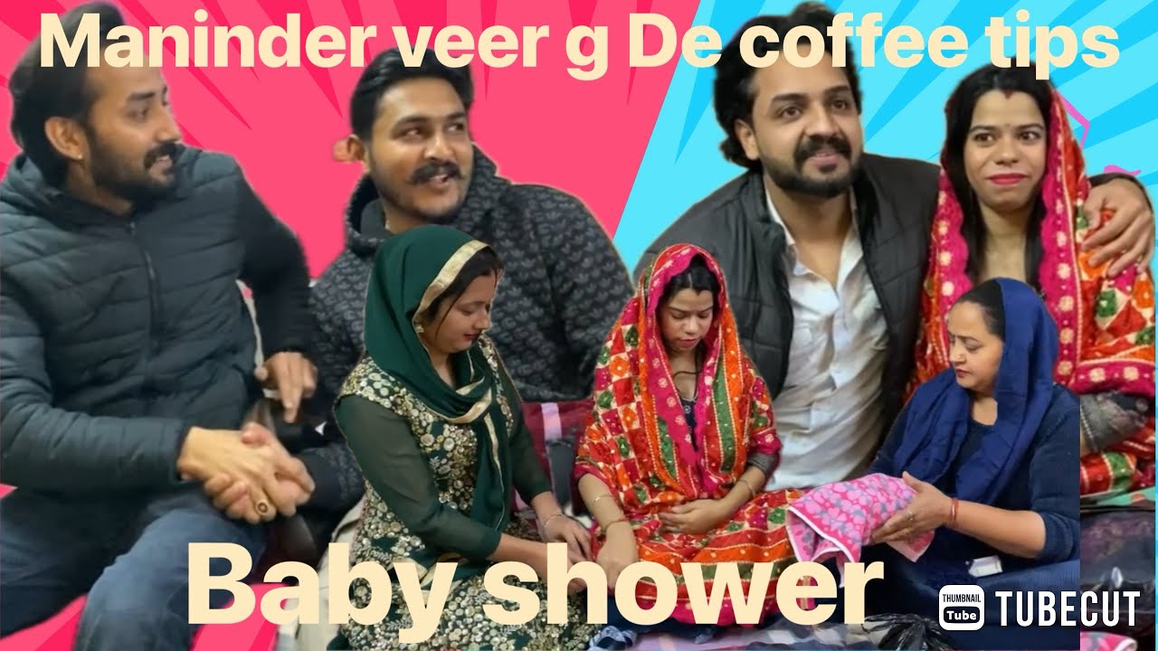 Maninder veer g de coffee tips on baby shower 😊❤️Full Enjoy wid family ❤️LOVENIMAL