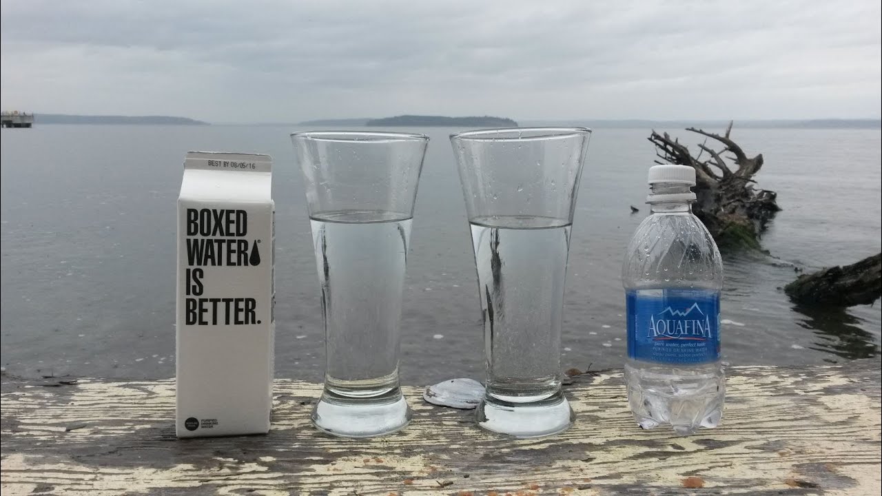 Boxed Water VS Aquafina Bottled Water Review