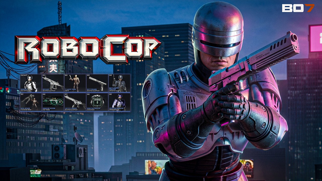 Call Of Duty BO7: RoboCop Full Event Pass Showcase