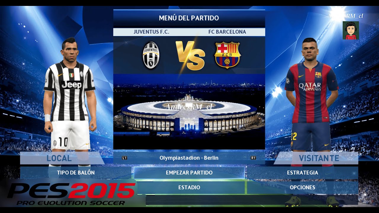 PES 2015 en 2025 | Juventus vs Barcelona | PC Gameplay