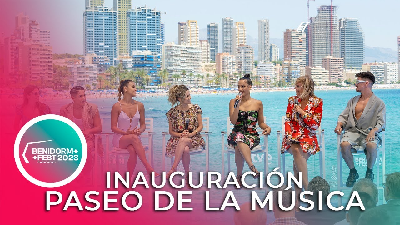 Chanel inaugura el Mirador de la Música en Benidorm - EN DIRECTO