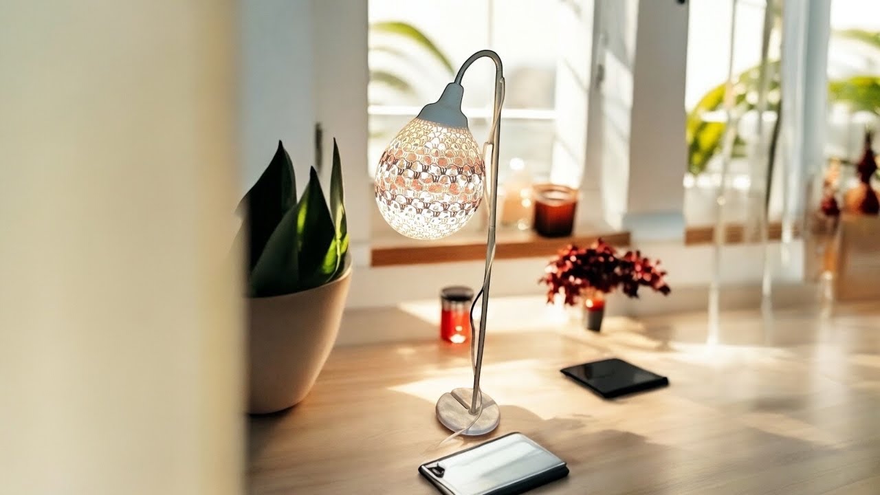 Awesome💥Different crochet balloon lampshade lamp idea!