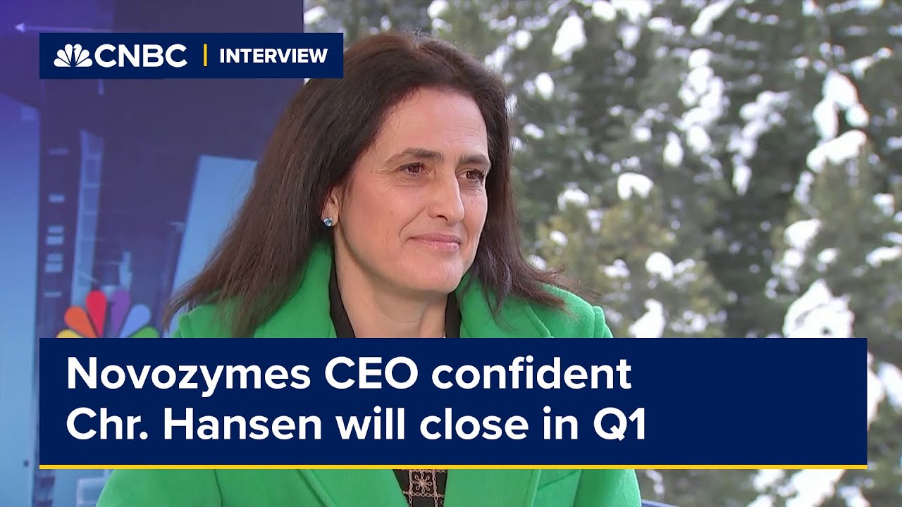 Novozymes CEO is confident its merger with Chr. Hansen will close in Q1