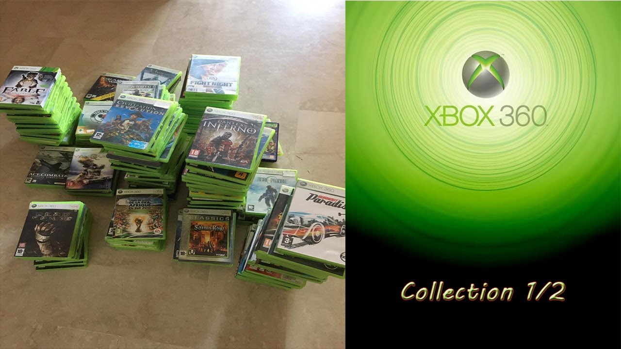 PRESENTATION DE MES JEUX XBOX 360 EN BOITE PARTIE 1