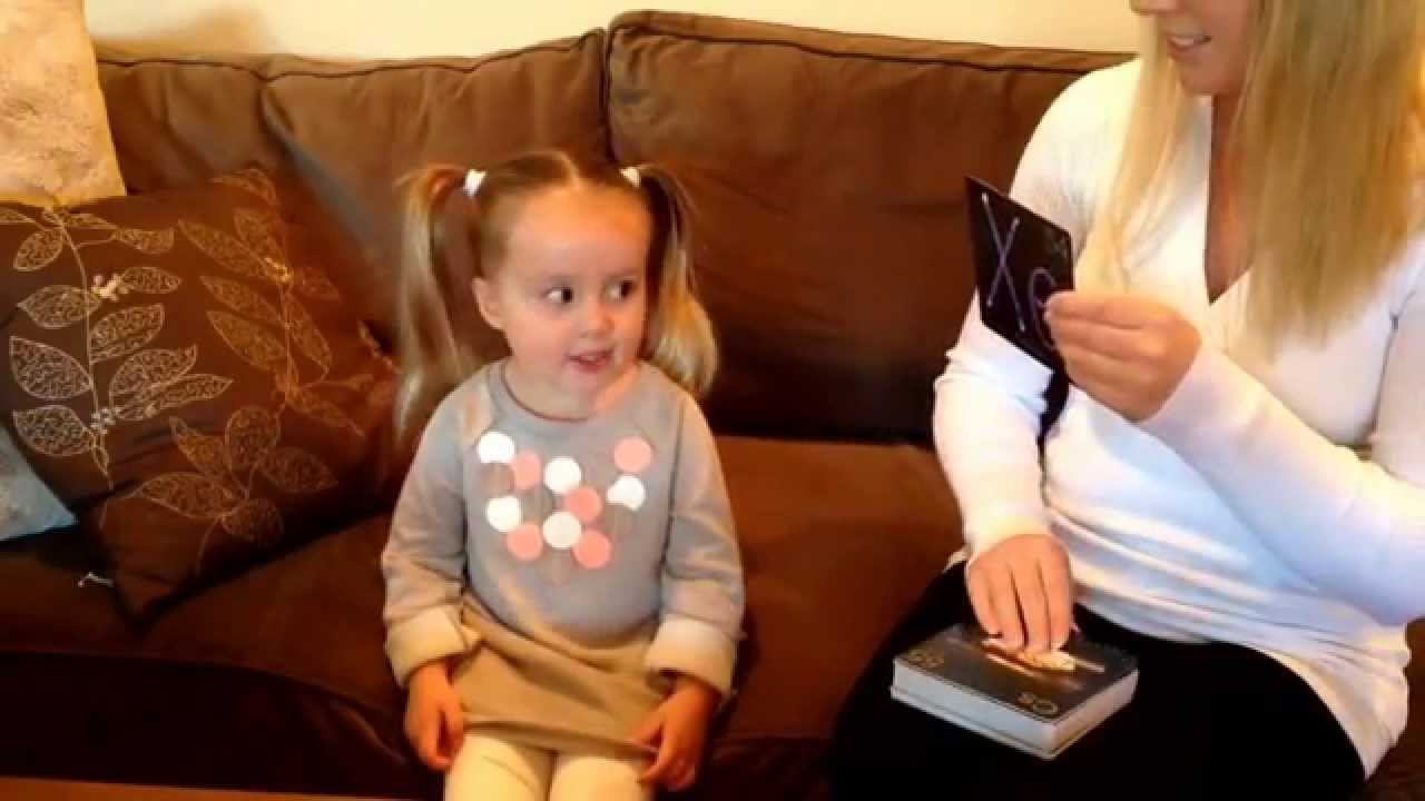 Brielle (3 years old) and the Periodic Table of Elements!!