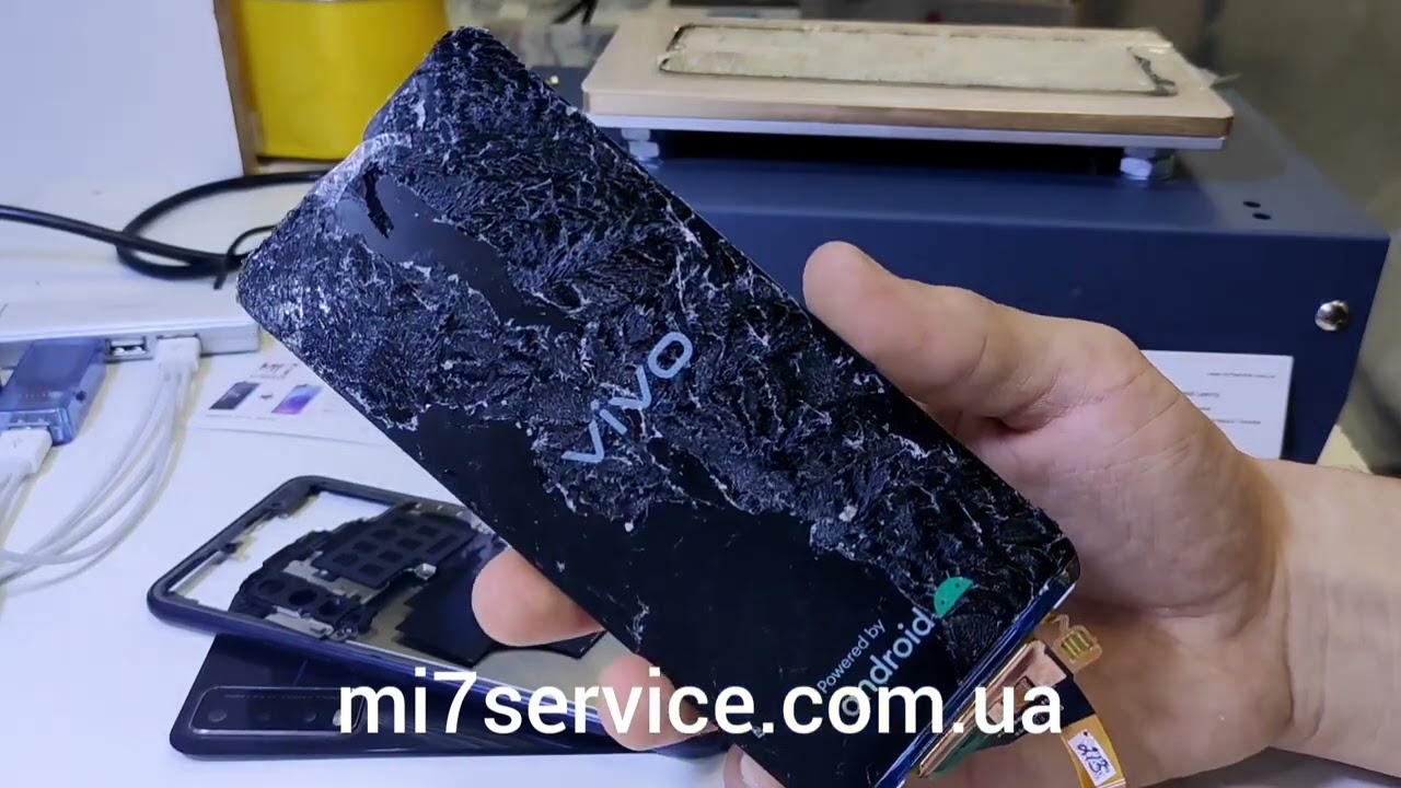 Vivo Y20 - замена стекла. Vivo Y20 glass replacement. Заміна скла Vivo Y20