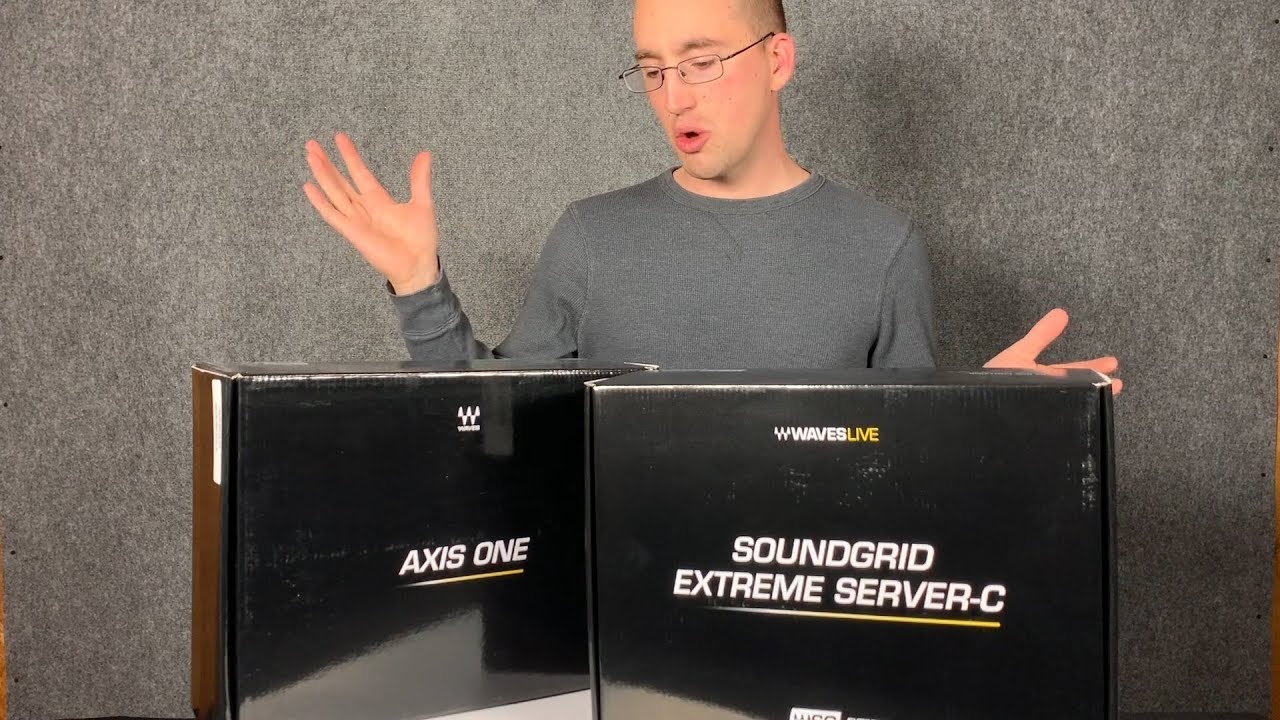 Waves Audio Axis One and Soundgrid Server Extreme-C Unboxing