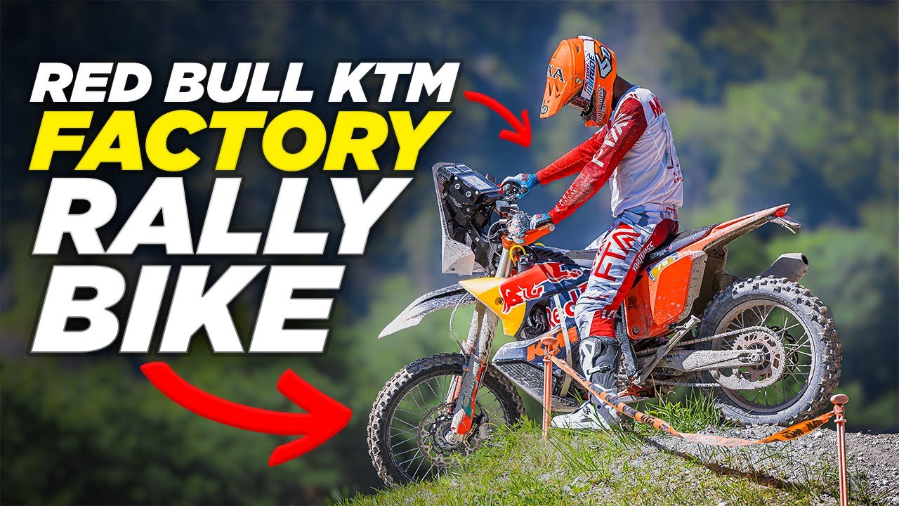 Testing a FACTORY Red Bull KTM Rally Bike on a Motocross Track😳