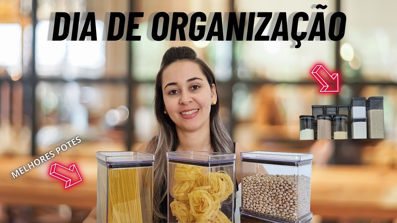 Organização dos potes herméticos/despesa e lavanderia - Parte 2