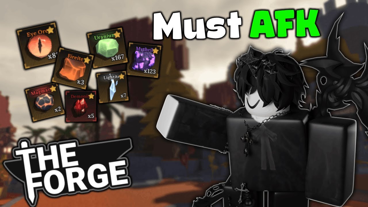 How To AFK Legendary & Mythical Ores In The Forge! Roblox