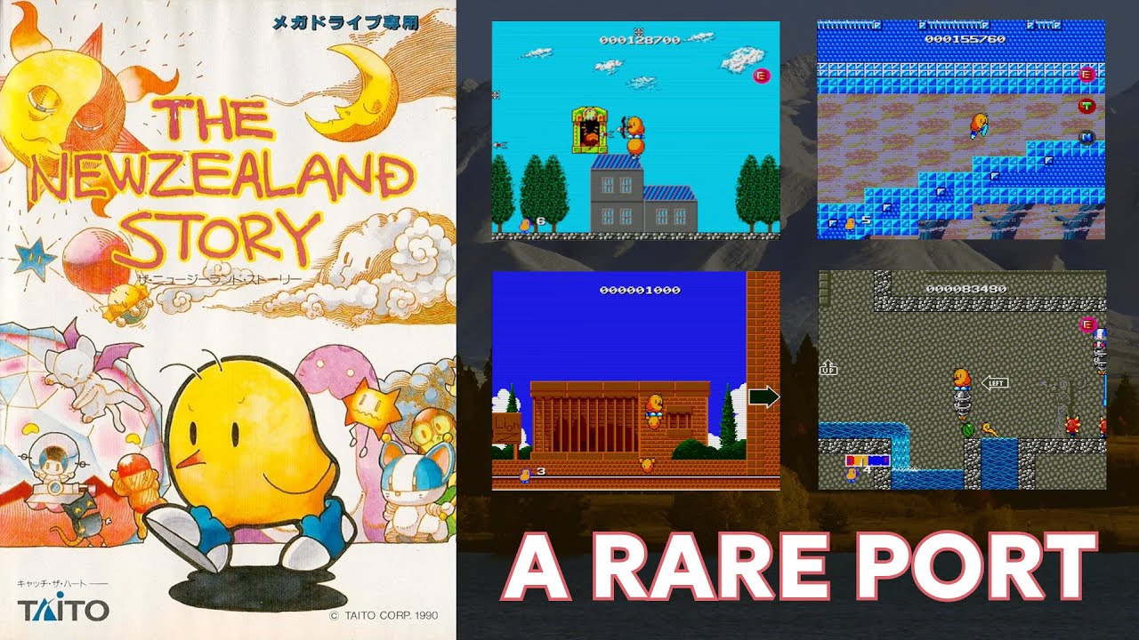 The New Zealand Story [Sega Mega Drive] - 1CC Playthrough with Warps