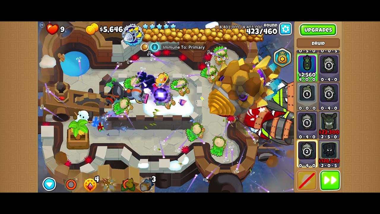BTD6 Rogue Legends - Stage 83 - Boss Dreadbloon