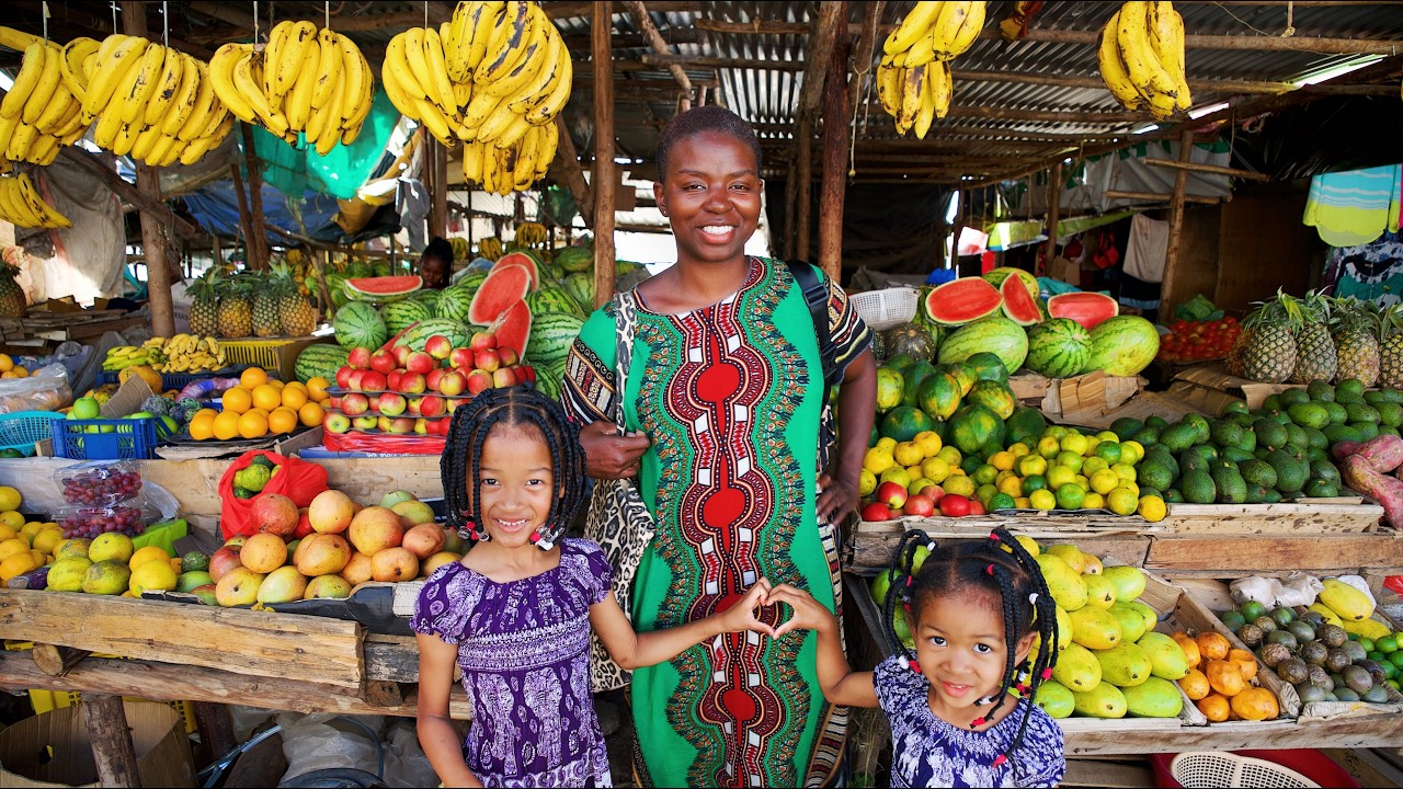 What $10 Gets Inside Uganda's ORGANIC Markets 🇺🇬 Cooking Traditional Village Foods | Matoke, Kawunga