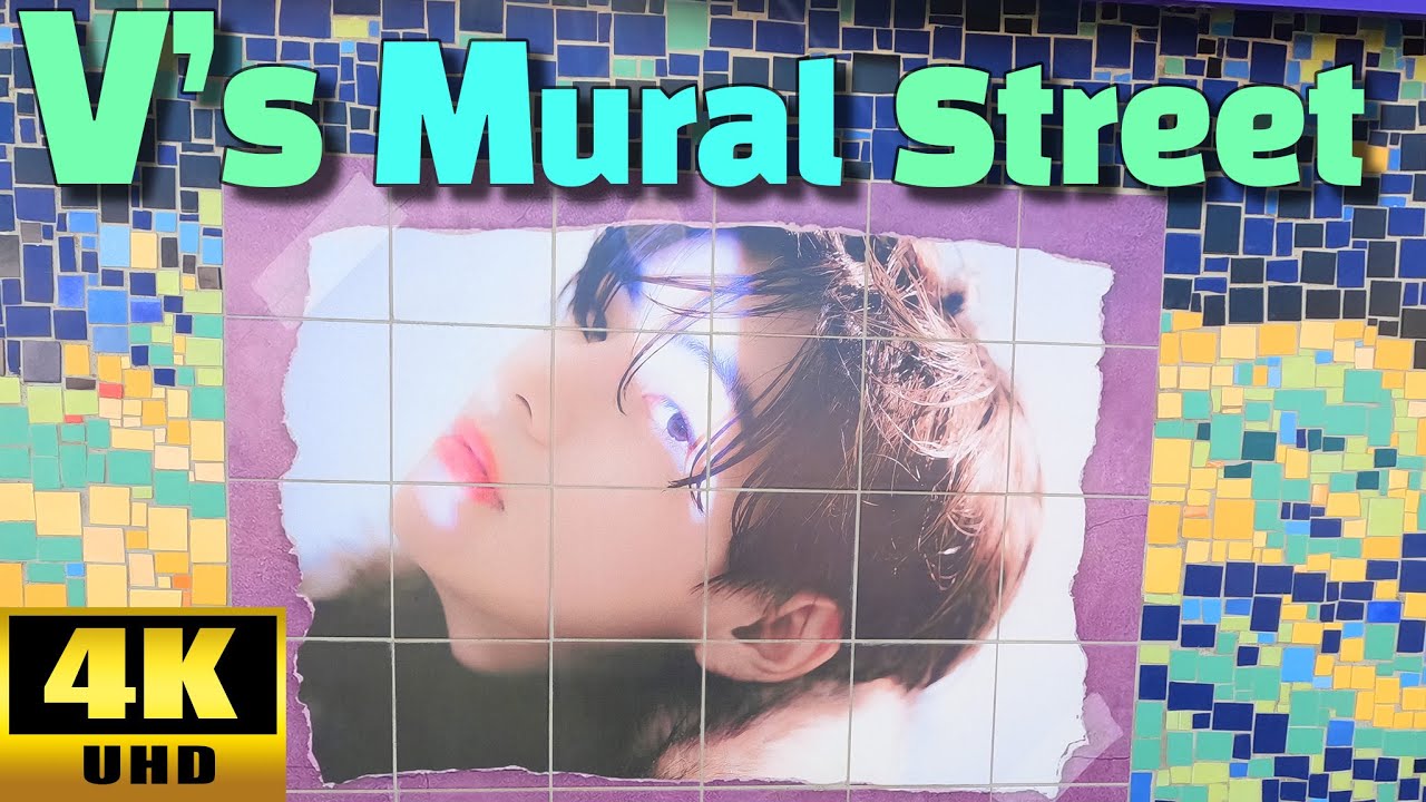 [BTS]💜V's Daegu Mural Street, Dalseong Park where Young V went - Korea Walk Tour 4K