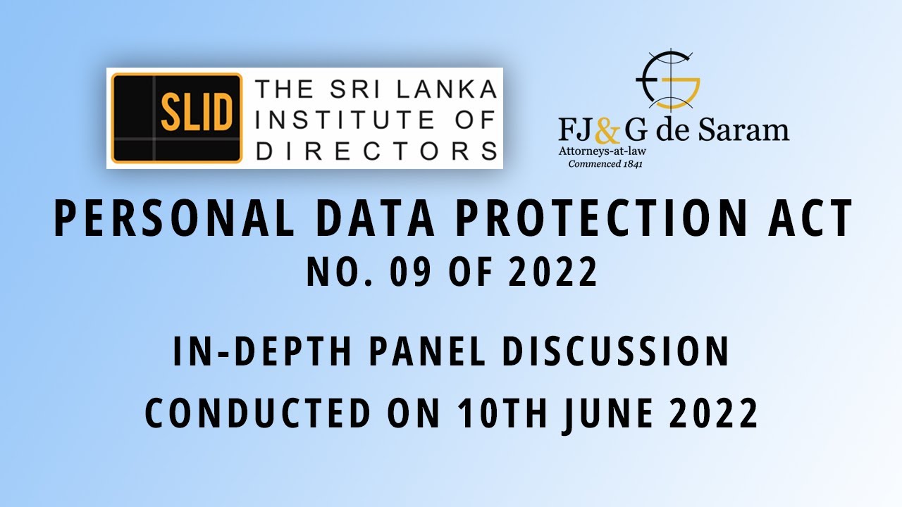 Webinar on the Personal Data Protection Act No. 09 of 2022