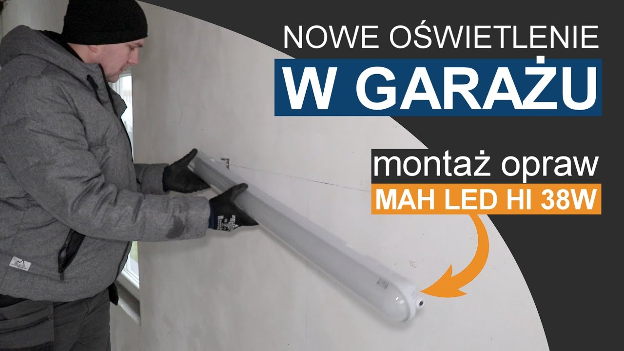 Oświetlenie garażu &ndash; wymiana tradycyjnych świetl&oacute;wek na oprawy LED MAH HI Kanlux
