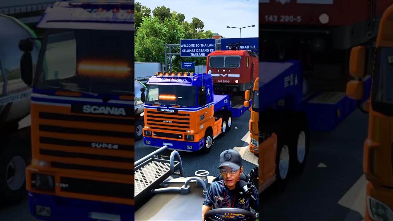 Dragon Ball Scania 143M ! Heavy Loader ! Thailand to Malaysia ! #eurotrucksimulator2 #ets #simulator