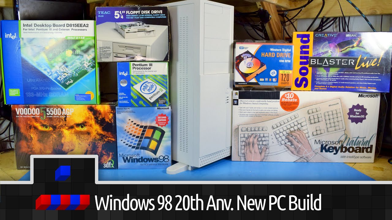 Сборка 20-летнего совершенно нового ПК на Windows 98