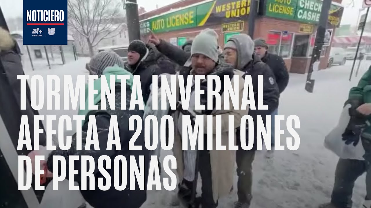 Mega tormenta invernal azota a Estados Unidos y afecta a más de 200 millones de personas