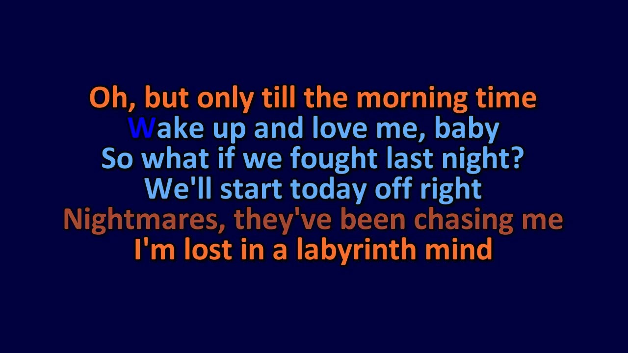 Ozma - Wake Up - Karaoke Instrumental Lyrics - ObsKure