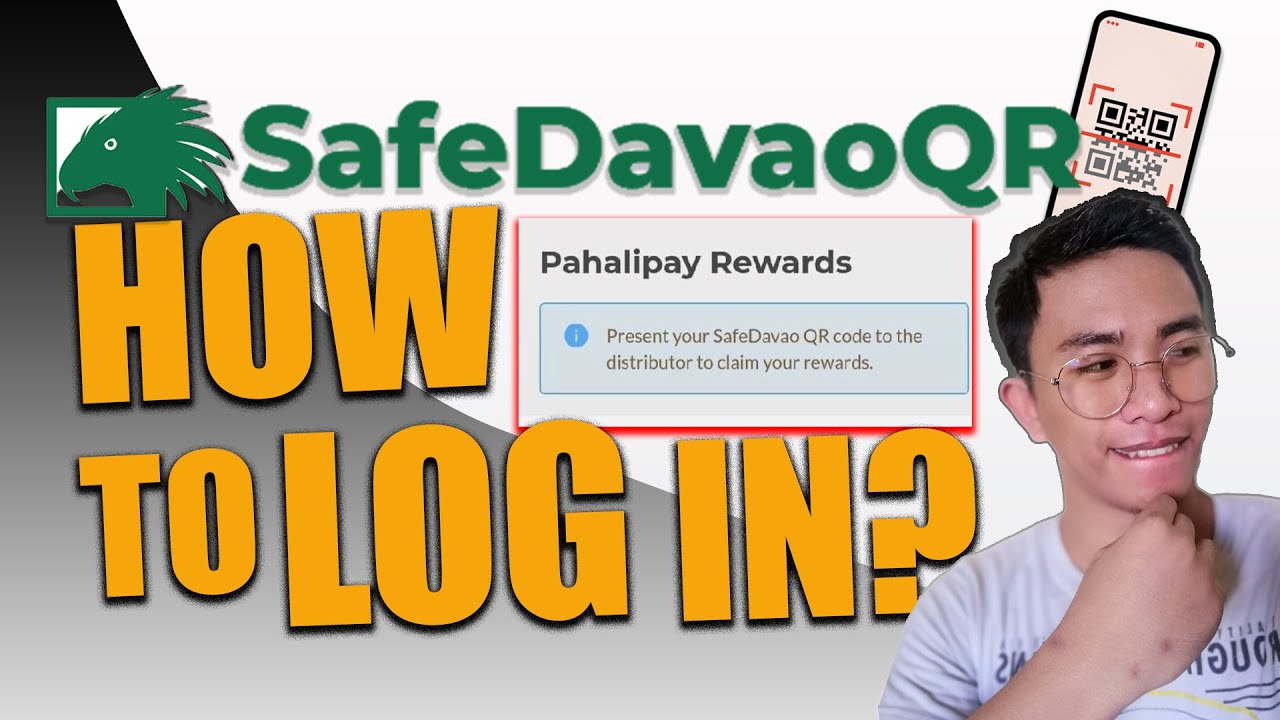 Safe Davao QR - How to log in? | Invalid log in? Pahalipay Reward
