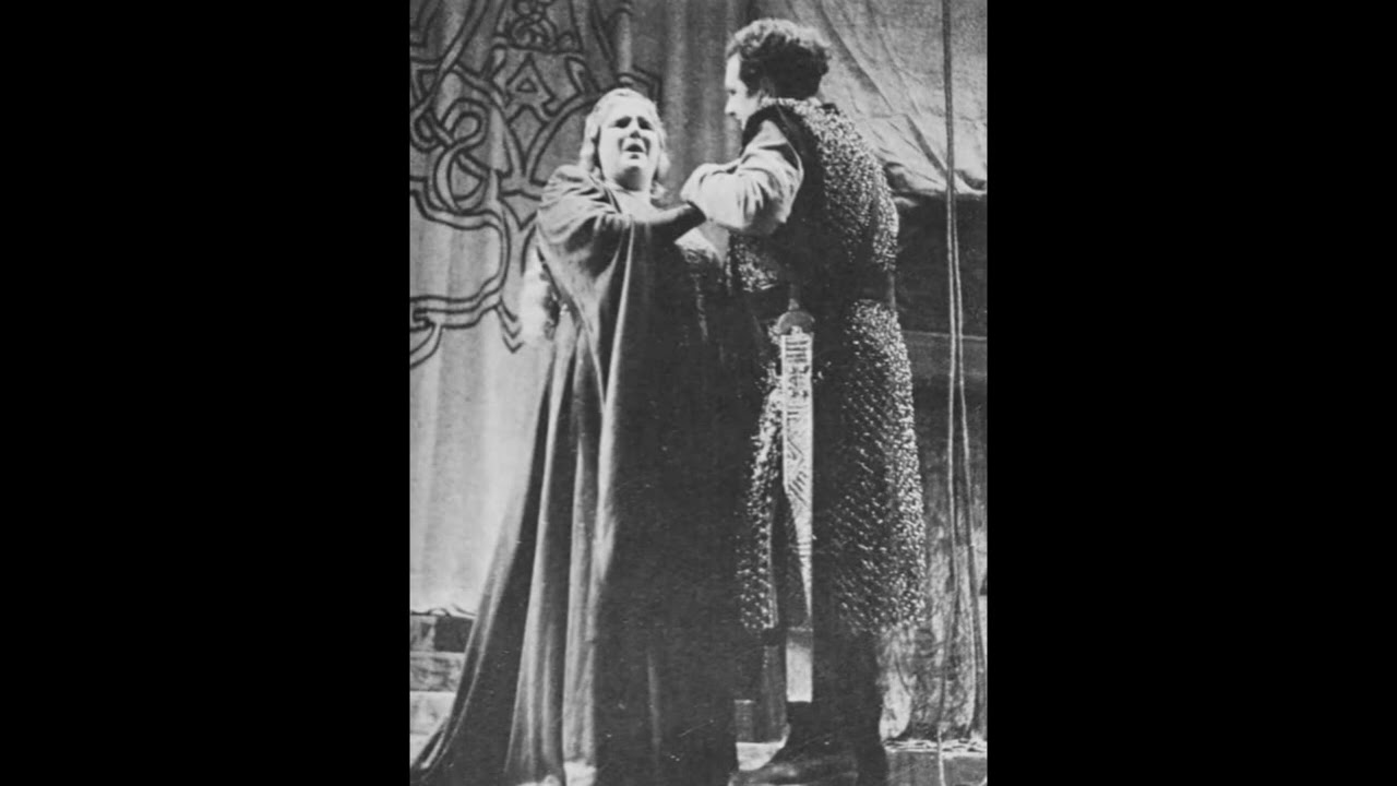 Gertrude Grob-Prandl storms through Brünnhilde's vengeance (1949)