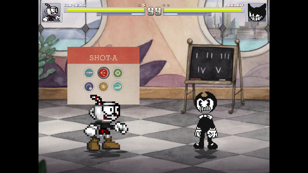 MUGEN Cuphead (me) vs Bendy