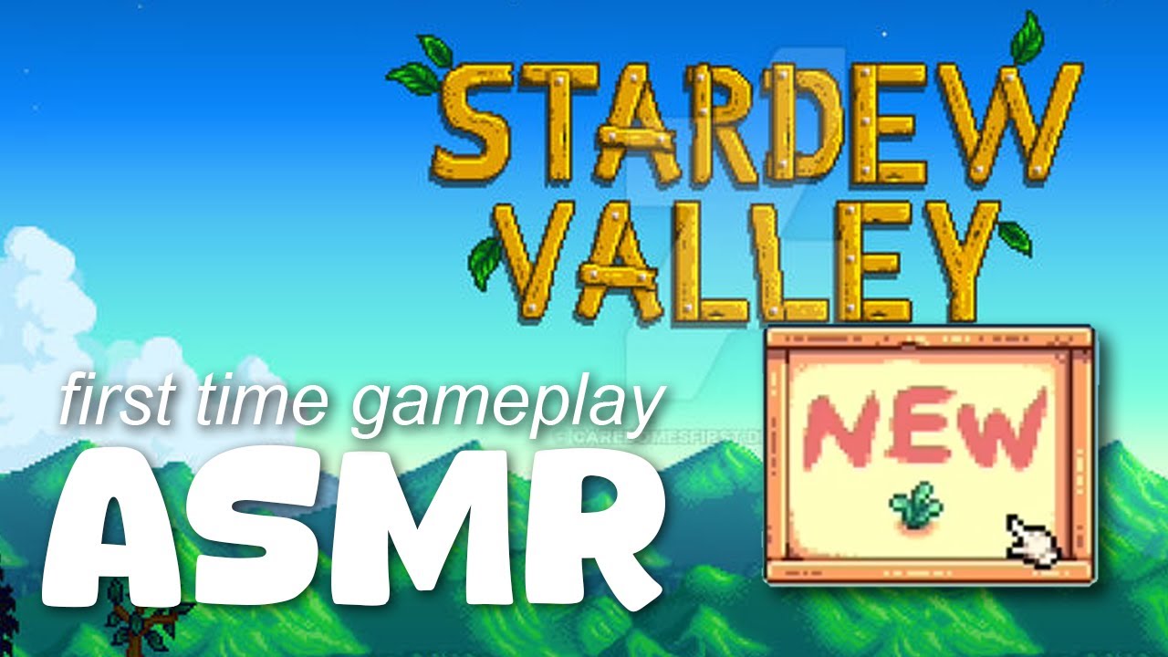 asmr ♡ playing stardew valley for the first time ⋆𐙚₊˚⊹ whispering & soft game sounds ⋆౨ৎ˚⟡˖ ࣪