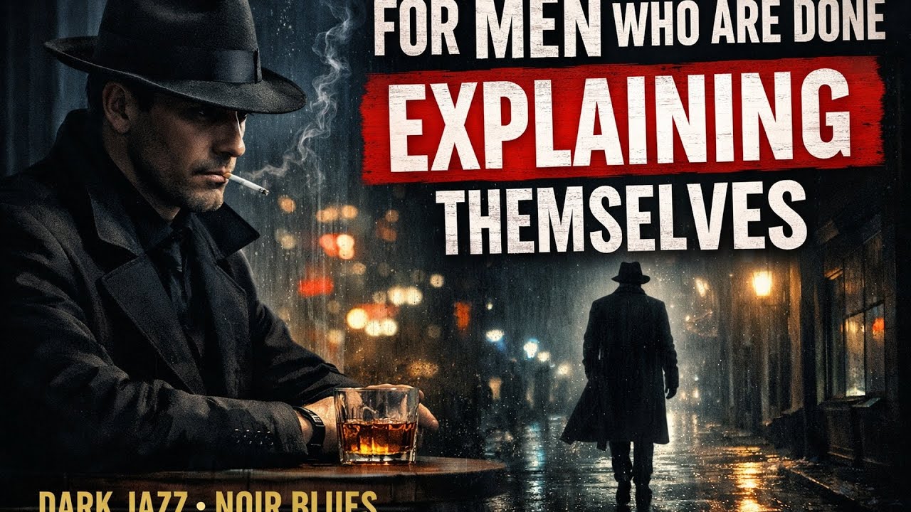Viral Playlist for Men Who Are Done Explaining Themselves | Dark Jazz Noir Masculine Blues