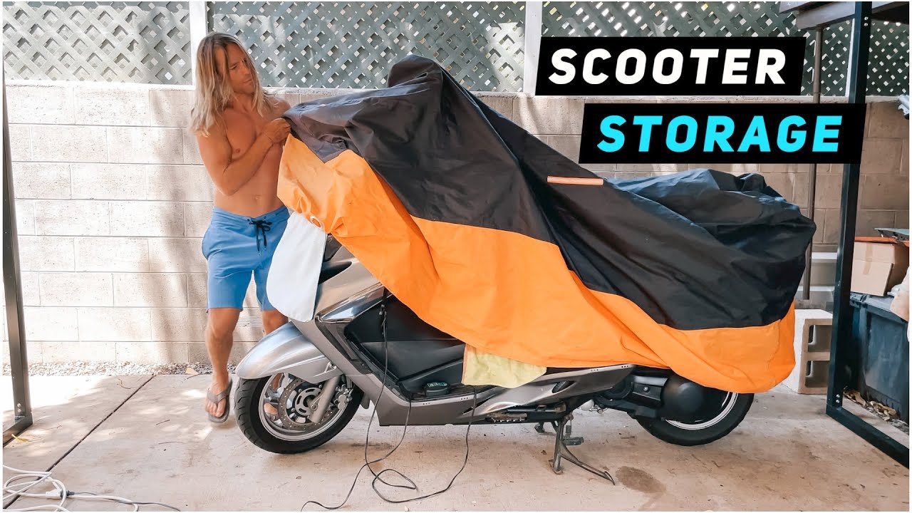 5 STEPS for Scooter Storage for winter or traveling! | Mitch's Scooter Stuff