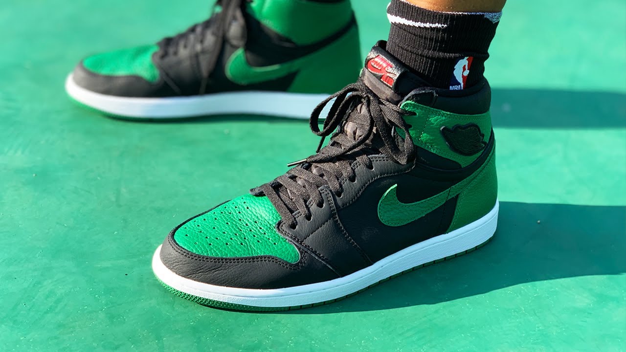 AIR JORDAN 1 Retro High Pine Green Black [sneaker mv]