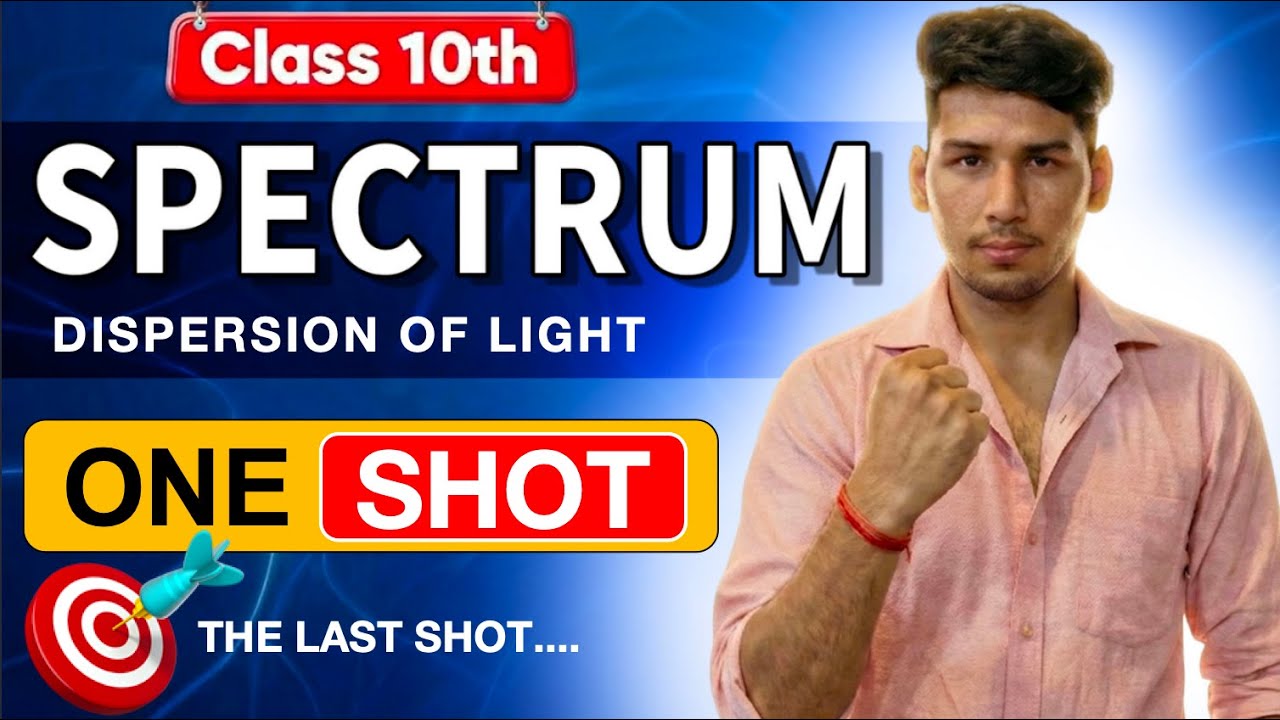 Class 10 Physics | Spectrum & Dispersion of Light | Prism Explained In Depth NCERT Guide | ICSE