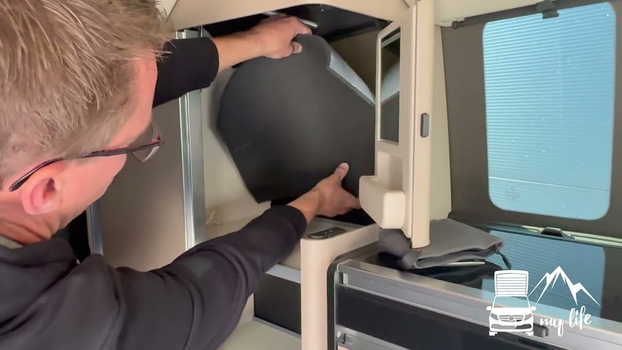 Kleiderschrank im Marco Polo gegen Schwitzwasser mit Passformmatte isolieren