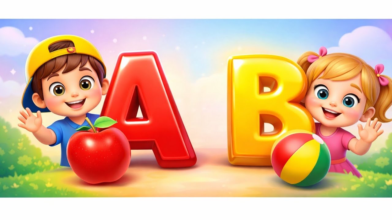 🏀Bacchon k leye A B 🏀 Alphabet Mix | Learn ABC with Fun 3D Cartoon | Kids Learning Video