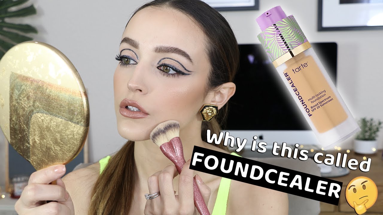IS THIS ANY GOOD? TARTE FOUNDCEALER FOUNDATION *wear test*