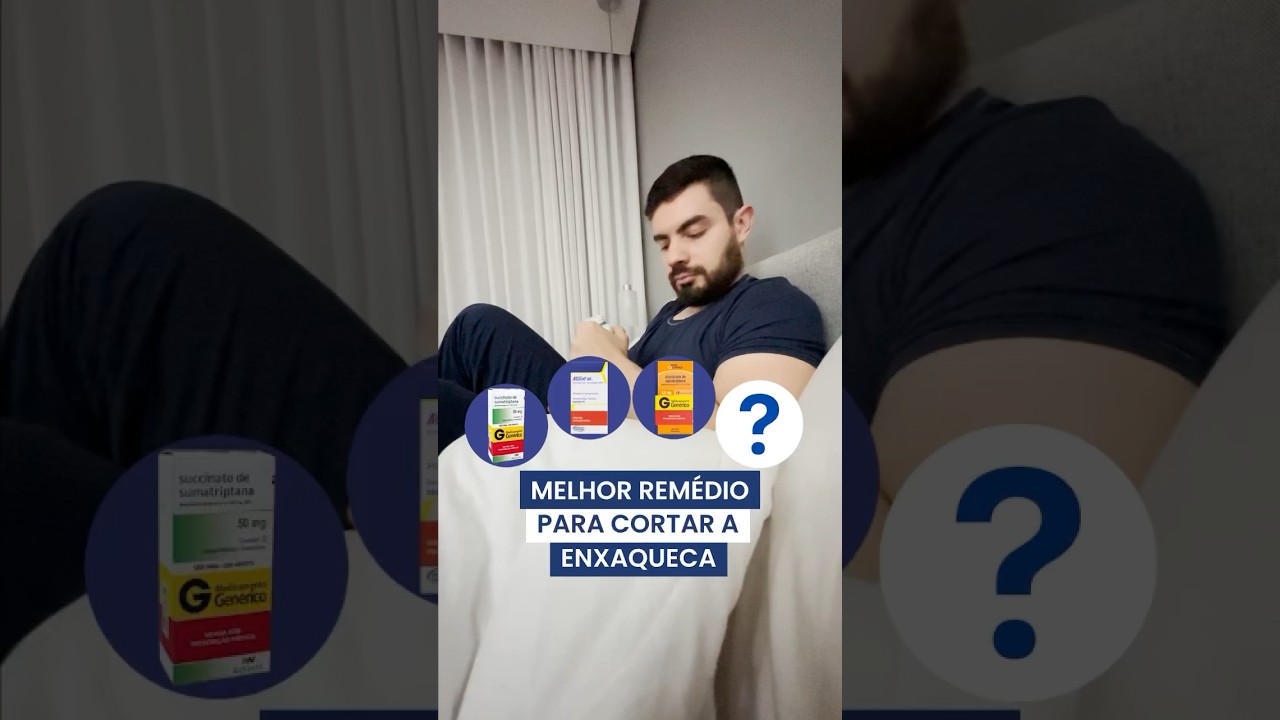 Melhor remedio para cortar a enxaqueca #enxaqueca