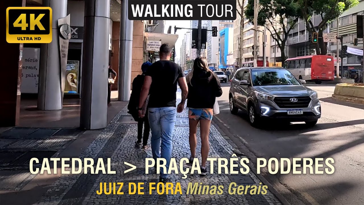 Conhecendo da Catedral até a Praça dos Três Poderes, Centro de Juiz de Fora, MG