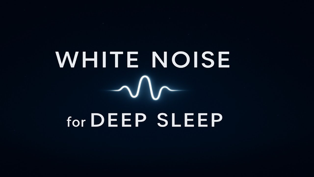 Pure White Noise - Black Screen for Deep Sleep