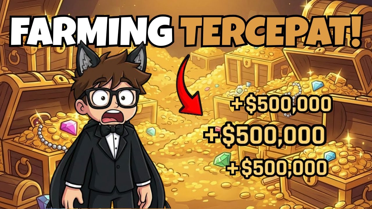 CARA CEPET KAYA! Cara Farming Gold TERCEPAT di The Forge Roblox