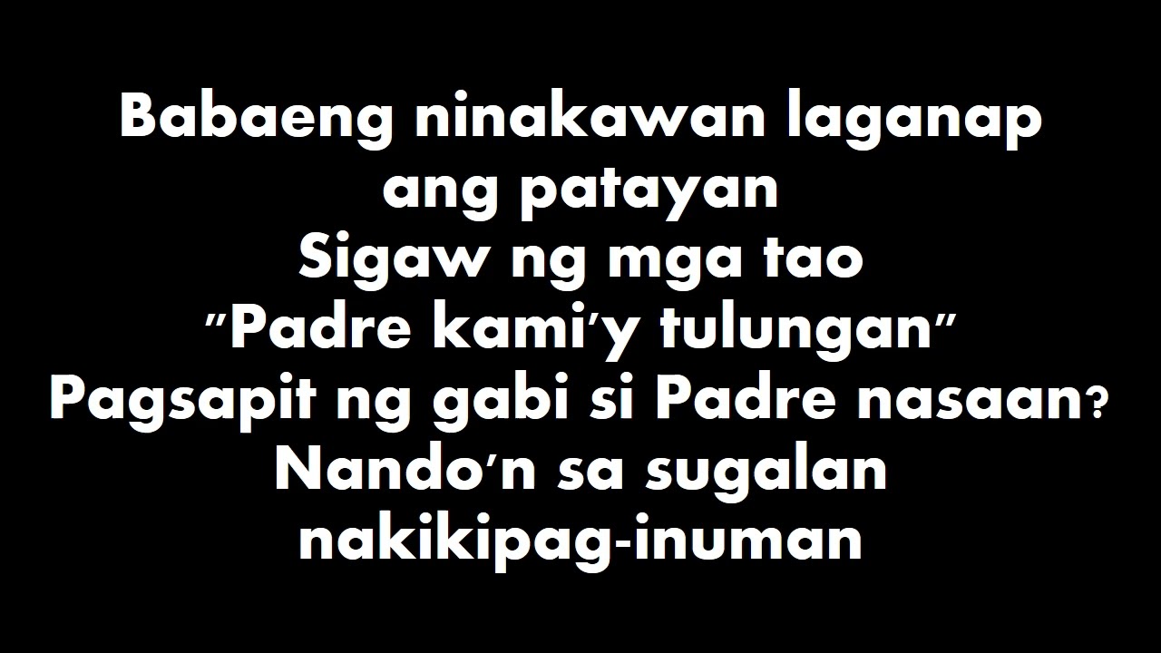 Padre Damaso Lyric Video - Warlock