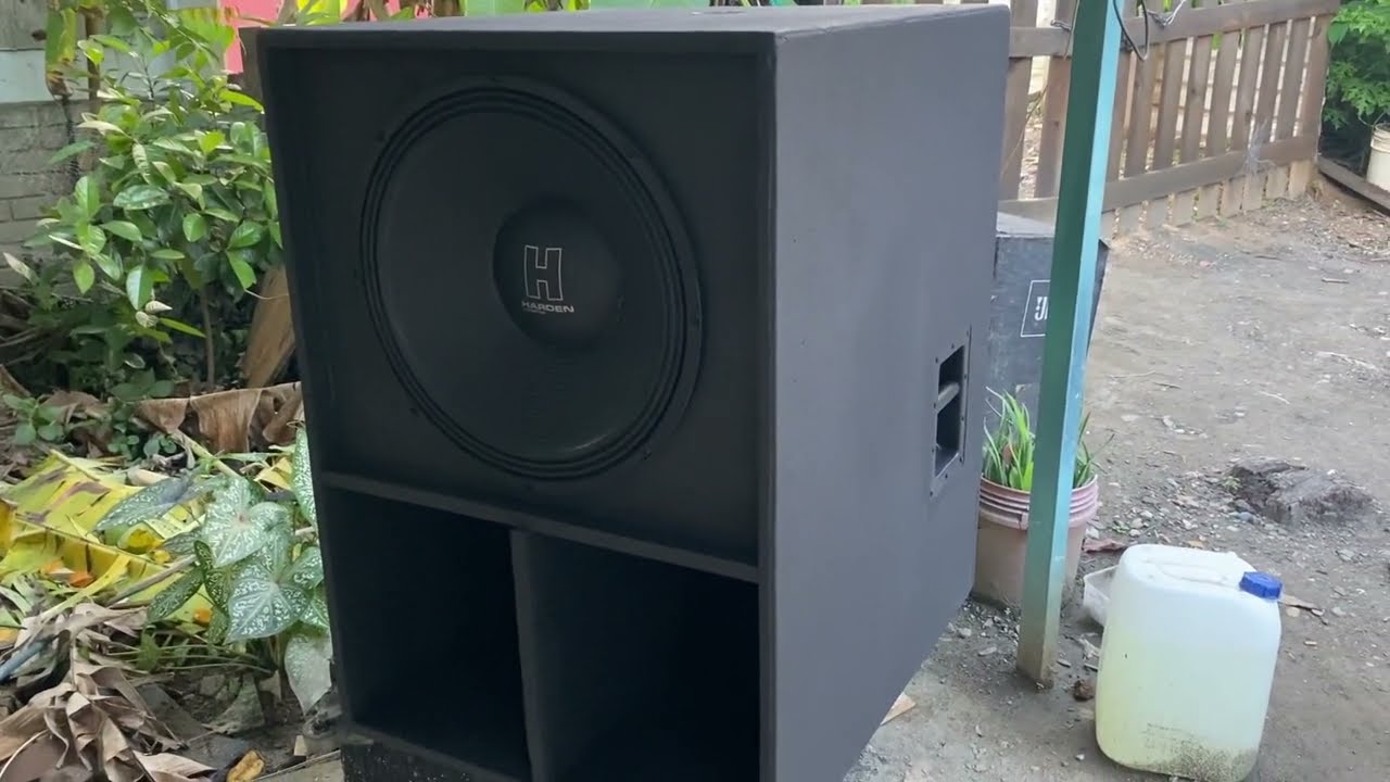 Construccion de Bafle Mini Scooper 18 Pulgadas  para Graves (Segunda Parte)