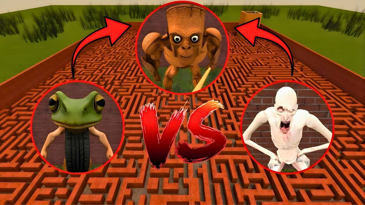 SCP 096 VS TUNG TUNG SAHUR VS BOLECA AMBALADU IN GARRY' MOD