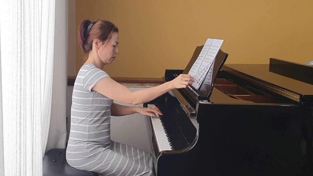 Domine fili unigenite, Gloria-Vivaldi, Piano part