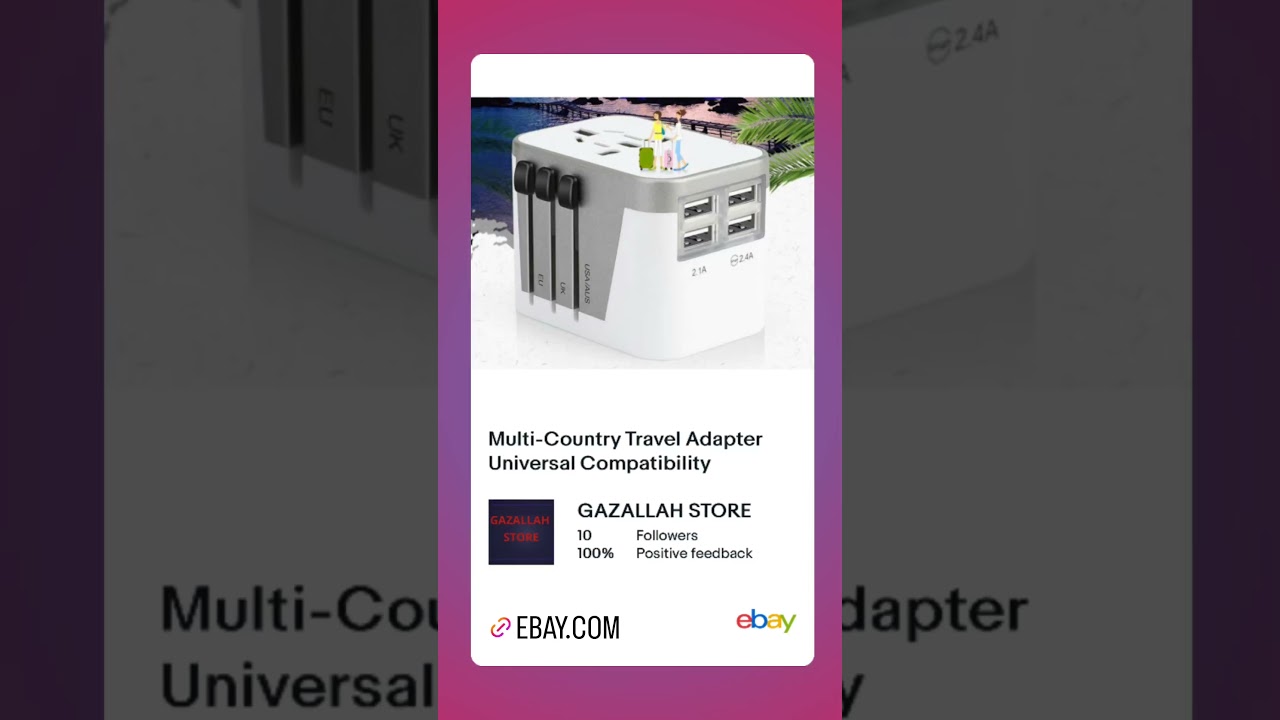 Multi-Country Travel Adapter Universal Compatibility Powerful Performance 1 PLUG