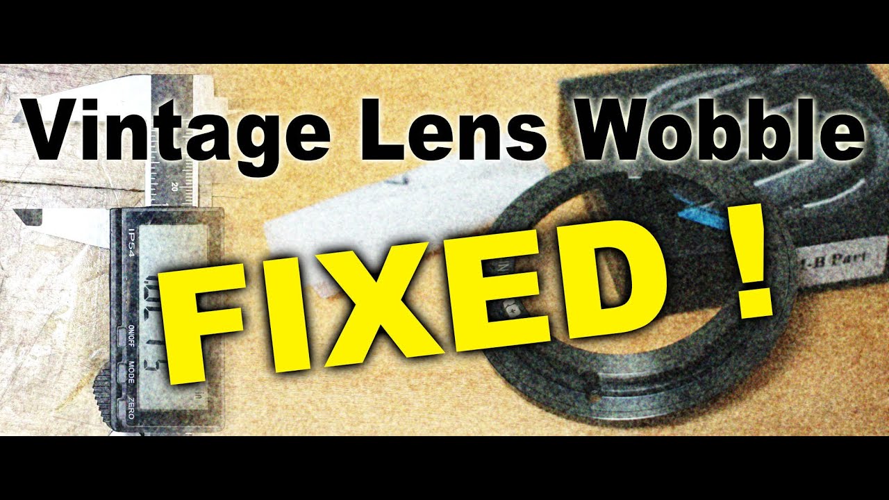 DIY and How To Fix Vintage Lens Mount Play & Wiggle - Simmod OM lens Conversion